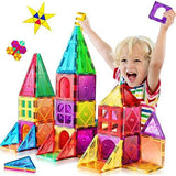 Magnetic Building Blocks 3D Colorful Magnetic Tiles for Kids - toylibrary.lk