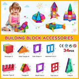 Magnetic Building Blocks 3D Colorful Magnetic Tiles for Kids - toylibrary.lk