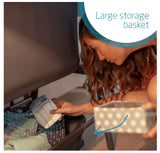 Maxi-Cosi Iora Co-Sleeper, Bedside Crib with Easy Slide Function, Essential Graphite - toylibrary.lk