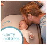 Maxi-Cosi Iora Co-Sleeper, Bedside Crib with Easy Slide Function, Essential Graphite - toylibrary.lk
