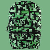 Minecraft Creeper Backpack fits A4 with padded laptop / tablet pocket - toylibrary.lk