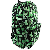 Minecraft Creeper Backpack fits A4 with padded laptop / tablet pocket - toylibrary.lk