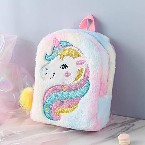 Mini Color Unicorn Backpack for Kids, School Bags for Nursery