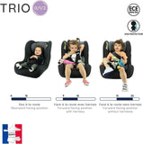 Nania children car seat TRIO group 0/1/2 (0-25kg) - Made in France - Linea grey - toylibrary.lk