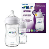 Natural Baby Bottles with Slow Flow teats, Pack of 2 - toylibrary.lk