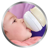 Natural Feeding Bottle 2 Count, Blue, Translucent - toylibrary.lk