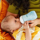 Natural Feeding Bottle 2 Count, Blue, Translucent - toylibrary.lk