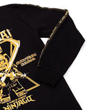Ninjago T-Shirt for Boys | Kids Samurai Black Long Sleeve Top - toylibrary.lk