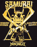Ninjago T-Shirt for Boys | Kids Samurai Black Long Sleeve Top - toylibrary.lk