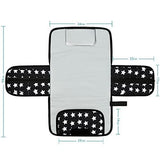 Portable Baby Changing Mat with Built-in Memory Foam Cushion - toylibrary.lk