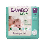 Premium Eco Nappies,Size 1 Nappies (4-9 lb/2-4 kg), 22PK - toylibrary.lk