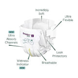 Premium Eco Nappies,Size 1 Nappies (4-9 lb/2-4 kg), 22PK - toylibrary.lk