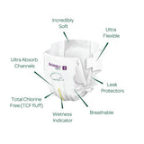 Premium Eco Nappies,Size 4 Nappies (15-31lb/7-14 kg), Maxi, 48PK - toylibrary.lk
