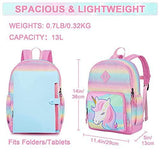 Unicorn Backpack for Little Girls, Cute Rainbow Glitter Lightweight - toylibrary.lk