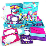 Unicorn Letter Writing Set For Girls, 45 Piece Stationery Set Great Gift for Girls - toylibrary.lk