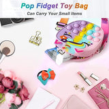 Unicorn Pop Bag it Fidget Bag,Silicone Push Bubble Bag Fashion Rainbow - toylibrary.lk