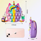 Unicorn Pop Bag it Fidget Bag,Silicone Push Bubble Bag Fashion Rainbow - toylibrary.lk