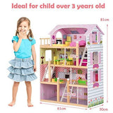 Wooden Dolls House - toylibrary.lk