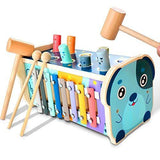 Wooden Hammering Pounding Toy - toylibrary.lk