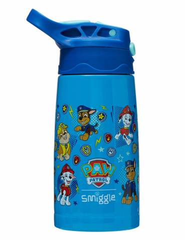 Paw Patrol Junior Insulated Stainless Steel Drink Bottle With Flip Spout 400Ml- Mid Blue