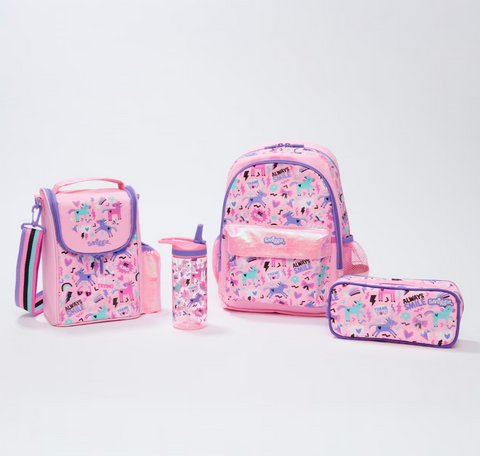 Smiggle - Spoil your Smiggler with a super sparkly bag from our 20th  Birthday Collection ✨ Which bag is your fave? 💖 Trolley Backpack 💖 Leila  Purse with Strap 💖 Classic Backpack