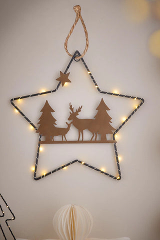 Light Up Hanging Christmas Star