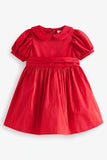 Red Velvet And Taffeta Prom Dress (3mths-8yrs)