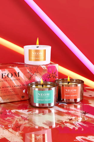 NEOM Wellbeing Wishes Candle Trio
