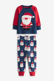 Navy Blue Santa Christmas Pyjamas (1.5 - 2 yrs)