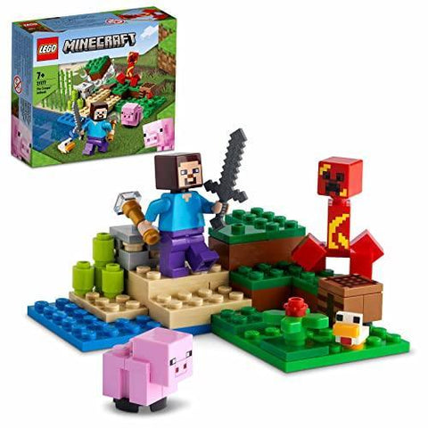 21177 Minecraft The Creeper Ambush Building Toy with Steve - toylibrary.lk
