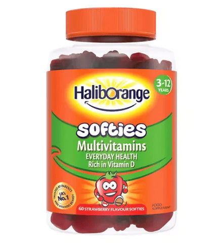 3-12 Years Multivitamins Everyday Health - 60 Strawberry Flavour Softies - toylibrary.lk