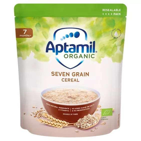 Aptamil Organic Seven Grain Baby Cereal 7+ Months
