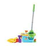 LeapFrog Clean Sweep Mop & Bucket | Interactive Pretend Play Set with Sound & Music | Suitable for Boys & Girls 2-5 Years - toylibrary.lk