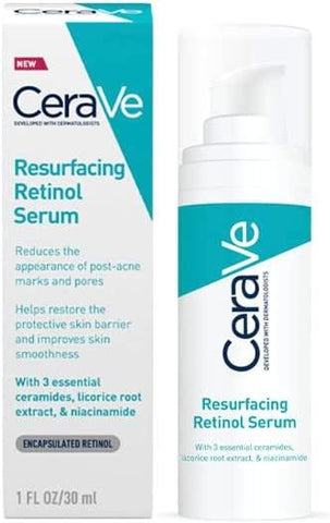 CeraVe Resurfacing Retinol Serum with Ceramides & Niacinamide for Blemish-Prone Skin 30ml - toylibrary.lk
