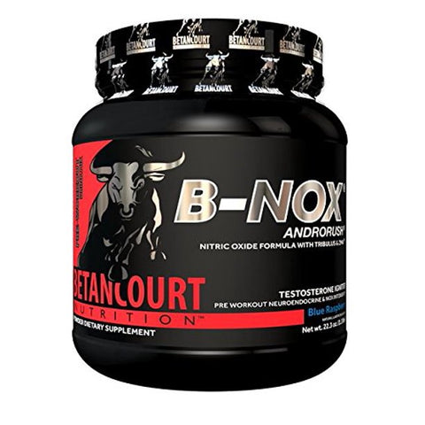 Betancourt Nutrition B-Nox Pre Workout Drink Mix, Blue Raspberry, 35 Servings