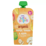 ASDA Little Angels Organic Squeezy Fruit Pouch Apple Mango & Banana 6+ Months - toylibrary.lk