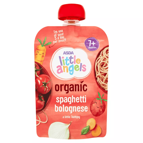 ASDA Little Angels Organic Spaghetti Bolognese 7+ Months - toylibrary.lk