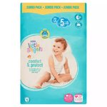 ASDA Little Angels Comfort & Protect 5 Jumbo Pack 72 Nappies - toylibrary.lk
