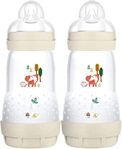 MAM Easy Start Colours of Nature Self Sterilising Anti-Colic Baby Bottle