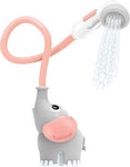 Yookidoo Baby Bath Shower Head - Elephant Water Pump with Trunk Spout Rinser