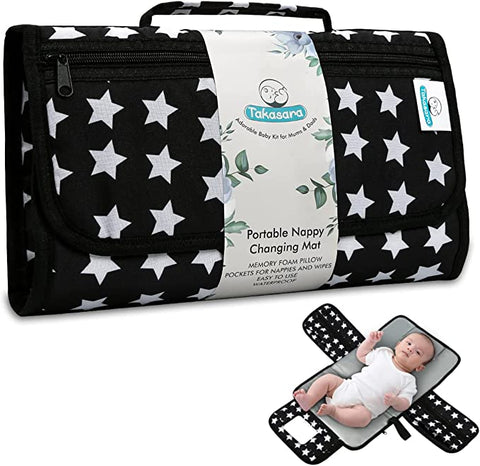 Portable Baby Changing Mat for Nappy Changing with Built-in Memory
