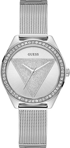 GUESS Womens Analogue Classic Quartz Watch with Stainless Steel Strap W1142L1