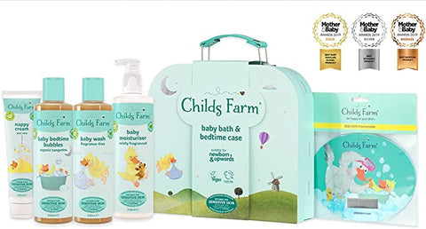 Childs Farm | Baby Bedtime Suitcase Gift Set 850ml | Baby Wash