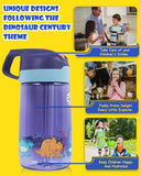 Kids Water Bottle with Straw, BPA Free Leak Proof 450ml Drinking Bottle - toylibrary.lk