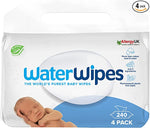 WaterWipes Original Plastic Free Baby Wipes, 240 Count