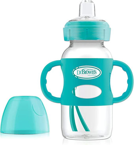 Wn Sippy Bottle with Handles, Green, 270 ml - toylibrary.lk