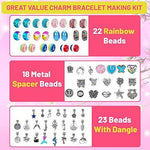 73 Pieces Charm Bracelet Making Kits - toylibrary.lk