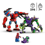 76219 Marvel Spider-Man & Green Goblin Mech Battle Action Figures - toylibrary.lk