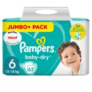 Pampers Baby-Dry Size 6 Nappies Jumbo+ Pack - toylibrary.lk