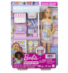 Barbie Ice Cream Shop Playset with 12 in Blonde Doll, Ice Cream Shop - toylibrary.lk